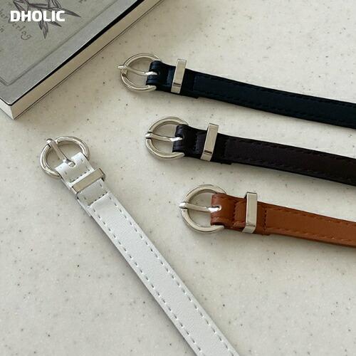 レディース 韓国 ファッション ベルト バックルベルト レザー レザーベルト シンプル リング型 無地 ベーシック スリム カジュアル 春 夏 ランキング第1位