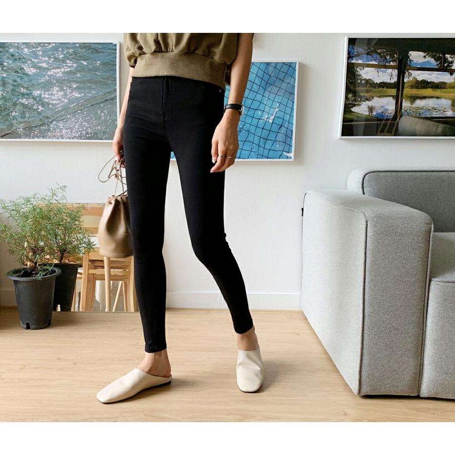 ブラックスキニーパンツ 全1色 B レディース Pt 韓国 ファッション ボトムス ロング ロングパンツ スリム スキニー フィット タイト 体型カーバー Dholic 通販 Paypayモール