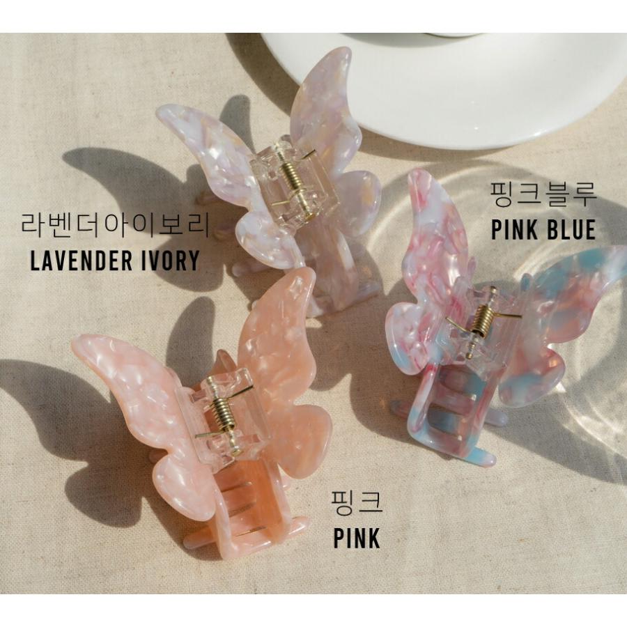 新品即決 ヘアアクセサリー ヘアクリップ バンスクリップ バタフライ 蝶々 中 半結び ハーフアップ パステルカラー ヘアアレンジ アクリル カジュアル 春 秋 Riosmauricio Com