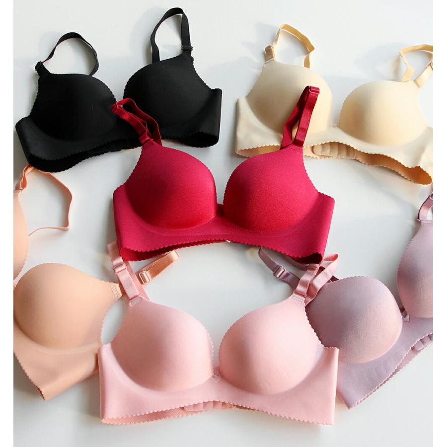 韓国 アンダーウェア ランジェリー セット ブラジャー ブラ 3 4カップ 三角 ショーツ パンティー 脇高 ワイド 無地 盛る 盛れる ボリューム カジュアル 冬 Dholic 通販 Paypayモール