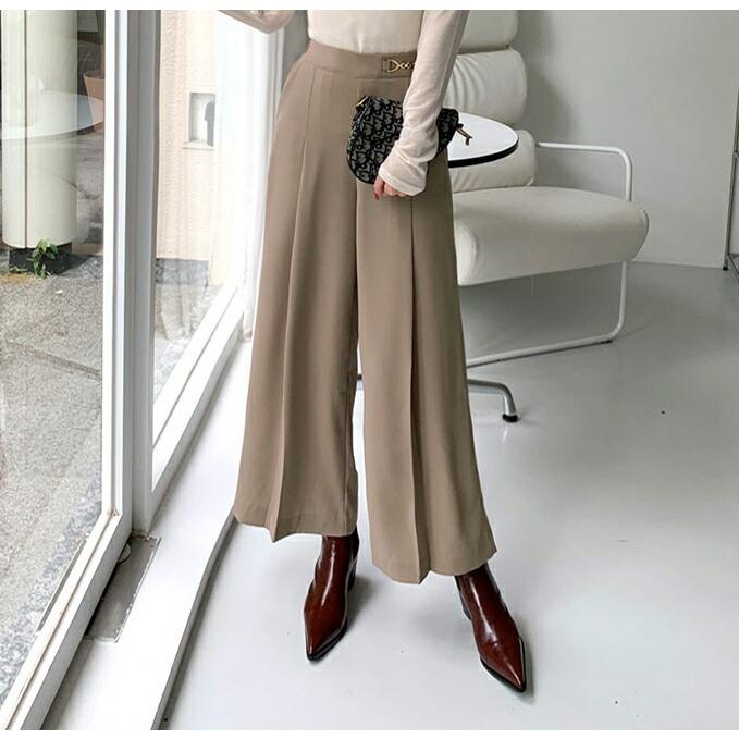 サイトに パンツ オフィスカジュアル 春 秋 韓国 ファッション Dholic 通販 Paypayモール ズボン ロング