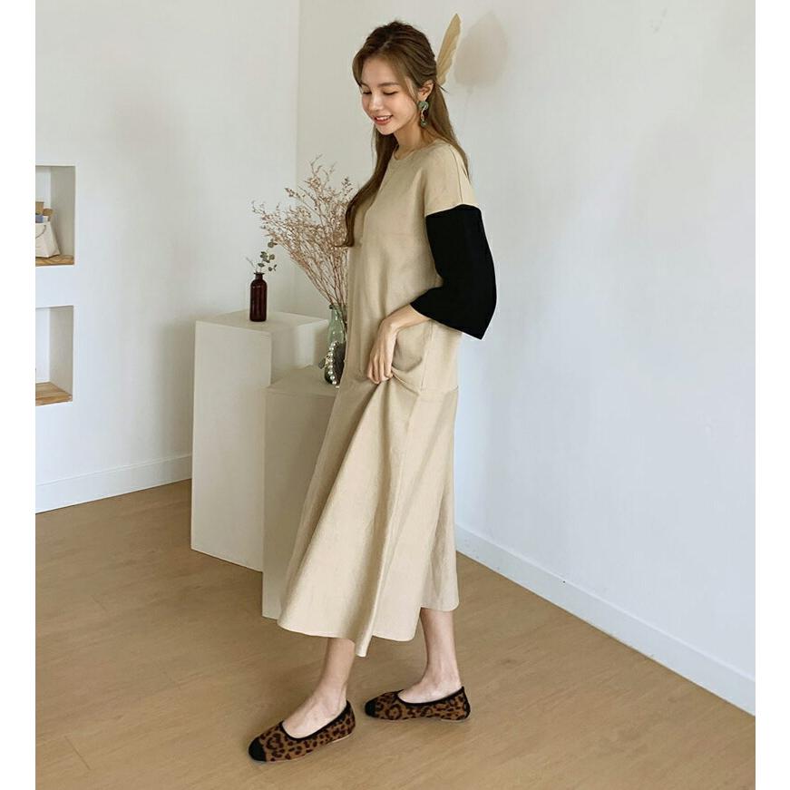 ができます ワンピース 細身 Aライン 春 秋 韓国 ファッション Dholic 通販 Paypayモール ロング