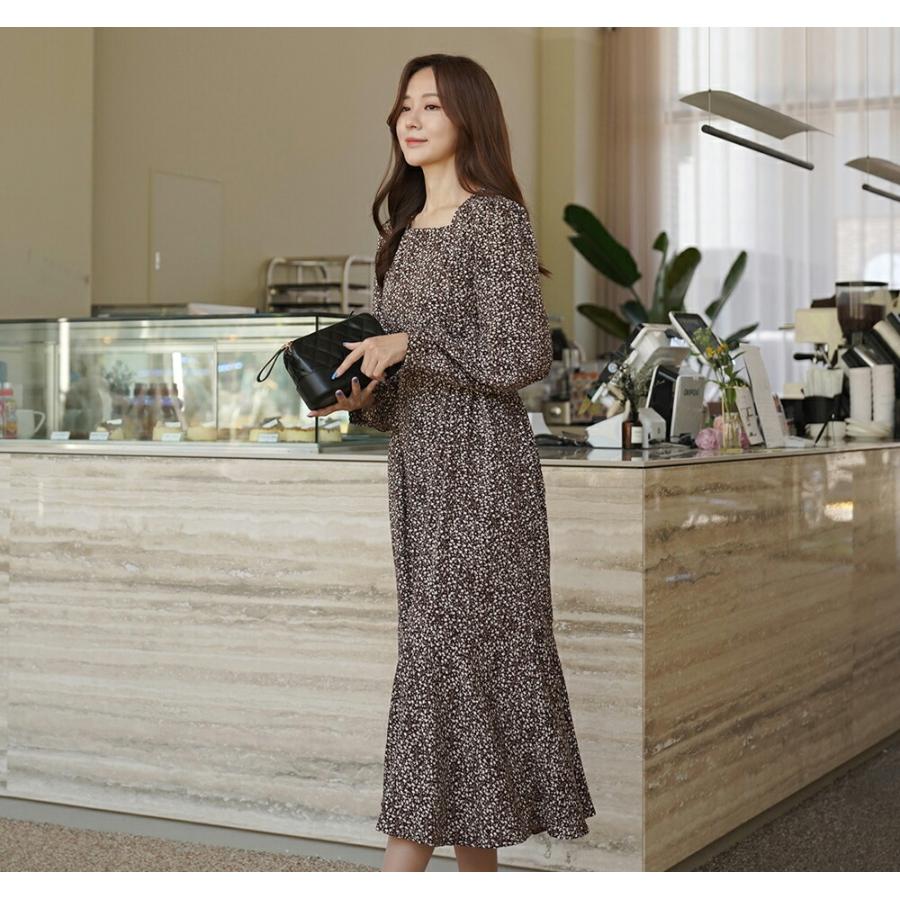 韓国 ファッション ワンピース ロングワンピース フレア Aライン ロング丈 スクエアネック 長袖 花柄 フラワー パターン 薄手 シフォン カジュアル 秋 冬 STYLE DHOLIC - 通販 - PayPayモール 韓国 ファッション ワンピース ロングワンピース フレア Aライン ロング丈 スクエアネック 長袖 花柄 フラワー パターン 薄手 シフォン カジュアル 秋 冬 STYLE DHOLIC - 通販 - PayPayモール