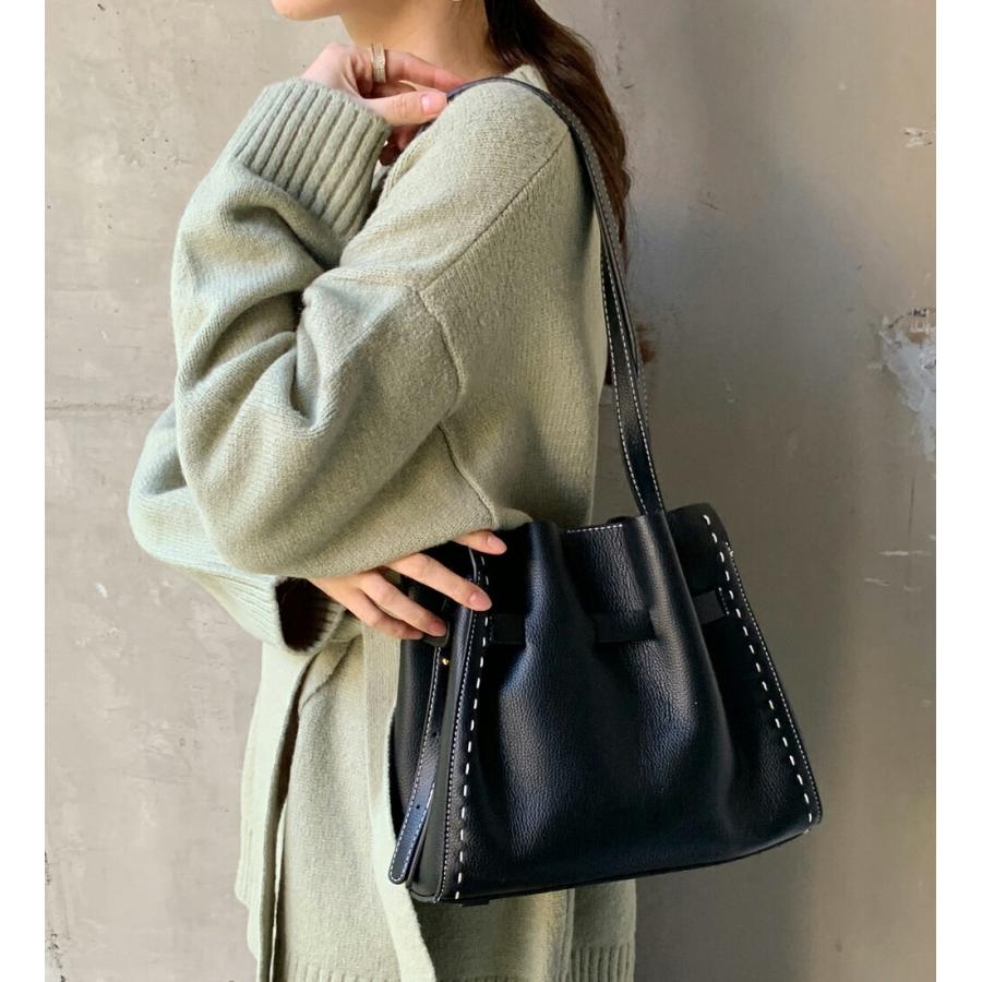 ください レディース オフィスカジュアル 通勤 会社 韓国ファッション Dholic 通販 Paypayモール バッグ ショルダーバッグ ステッチ