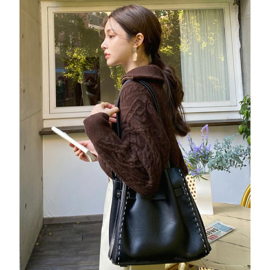 ください レディース オフィスカジュアル 通勤 会社 韓国ファッション Dholic 通販 Paypayモール バッグ ショルダーバッグ ステッチ