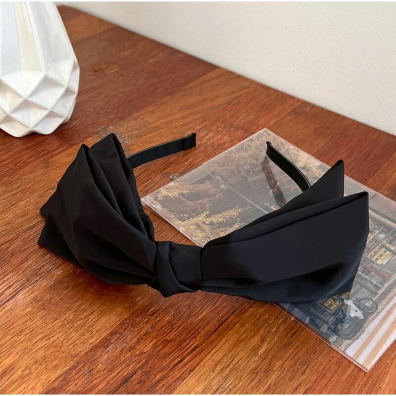 韓国ファッション アクセサリー カジュアル カチューシャ シンプル フェミニン ヘアアクセサリー リボン レイヤード ワイヤー 上品 冬 大人 女の子 秋 人気no 1 ヘアアクセサリー