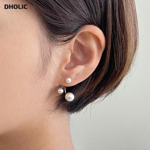 アクセサリー ピアス パール 小ぶり 小さめ 小さい シンプル メタル フェミニン かわいい シルバー ゴールド 韓国ファッション Dholic 通販 Paypayモール