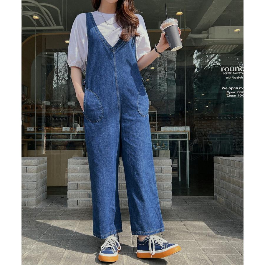 人気急上昇】 Dholic新品未使用デニムサロペット agapeeurope.org