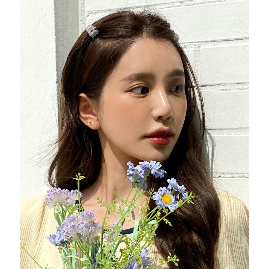 ヘアアクセサリー ヘアクリップ バンスクリップ クリップ ミニ 小さい 小ぶり ハーフツイン 子供 キッズ 女の子 クリア 透明 マーブル 模様 韓国ファッション Dholic 通販 Yahoo ショッピング
