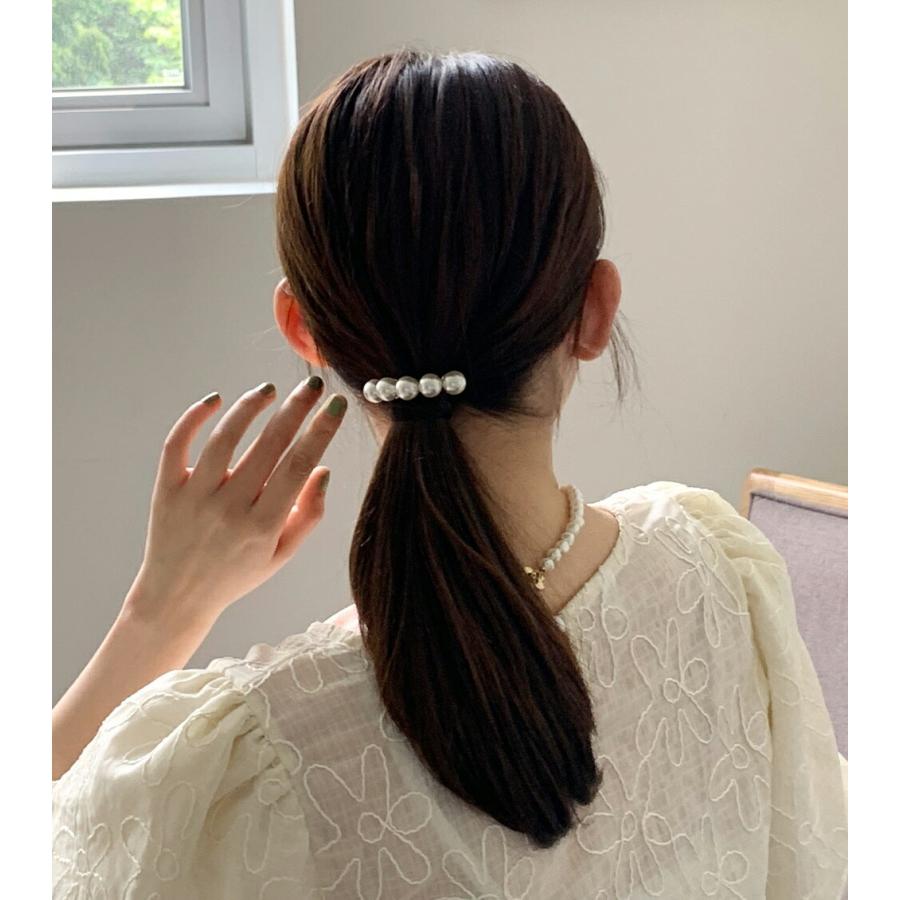 ヘアアクセサリー ポニーテール フック ヘアピン ピン止め ピン留め ピン パール ゴールド 上品 きれいめ 結婚式 まとめ髪 ヘアアレンジ 韓国ファッション Dholic 通販 Yahoo ショッピング