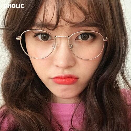 ゴールド シルバー 眼鏡 めがね 可愛い 丸型 丸メガネ Dholic 通販 Paypayモール