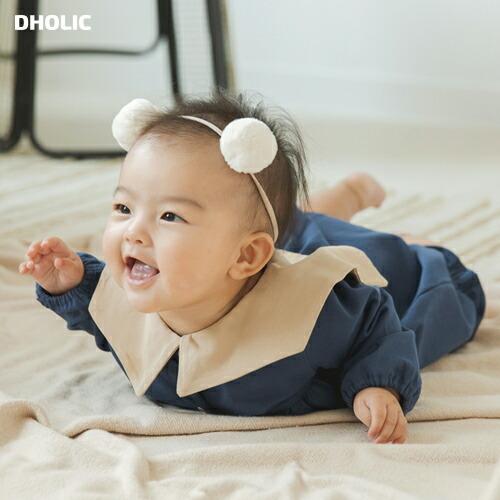 キッズ ロンパース ボディスーツ 配色 綿 コットン ベビー 子供服 ジュニア 子供 こども 1歳 2歳 Dholic 通販 Paypayモール