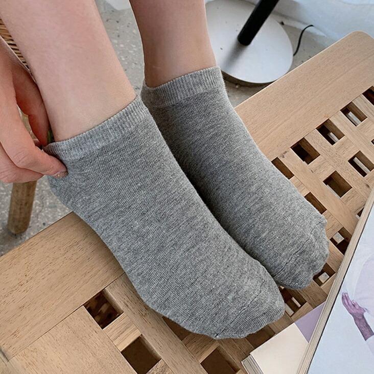 ソックス 靴下 ショートソックス ショート くるぶし くるぶし丈 無地 リブソックス ベーシック スニーカー 夏 Dholic 通販 Paypayモール