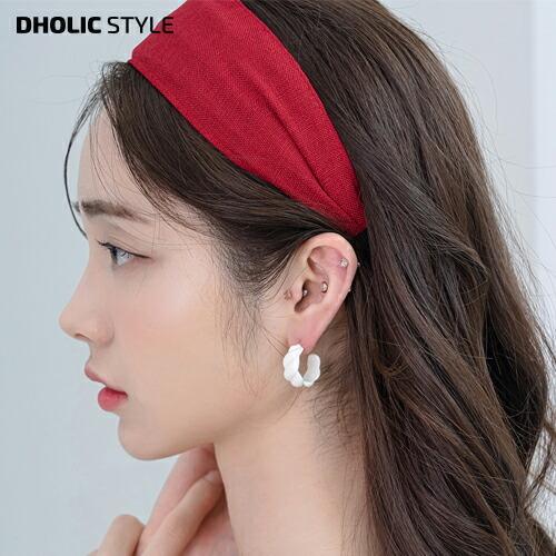 アクセサリー ヘアアクセサリー カチューシャ ヘアバンド 幅広 幅細 広め 細め 大 中 無地 シンプル 夏 Dholic 通販 Paypayモール