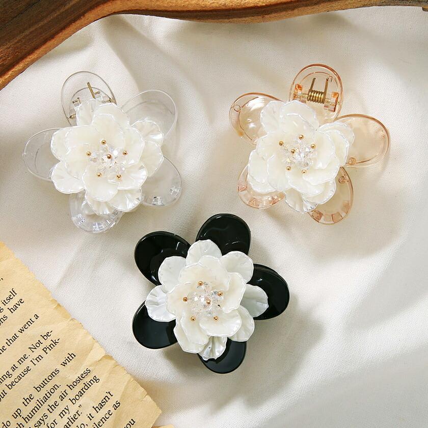 格安激安 韓国 ファッション ヘアアクセサリー ヘアクリップ バンスクリップ ツイスト アクリル 花柄 ハーフアップ ロングヘア パーティー ヘアアレンジ カジュアル 夏 Riosmauricio Com