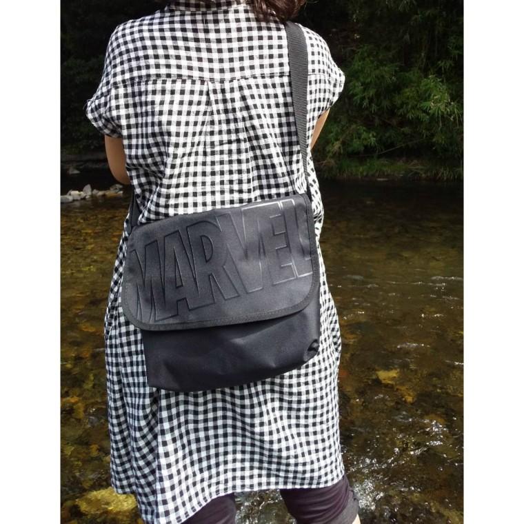 【普通郵便送料無料】MARVELメッセンジャー マーベル ななめ掛け ショルダー レディース メンズ シンプル ファスナー | MARVEL