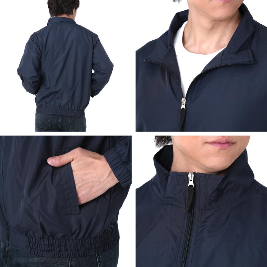 ジャンパー ブルゾン 裏メッシュ アウター メンズ 軽量 薄手 持ち歩き
