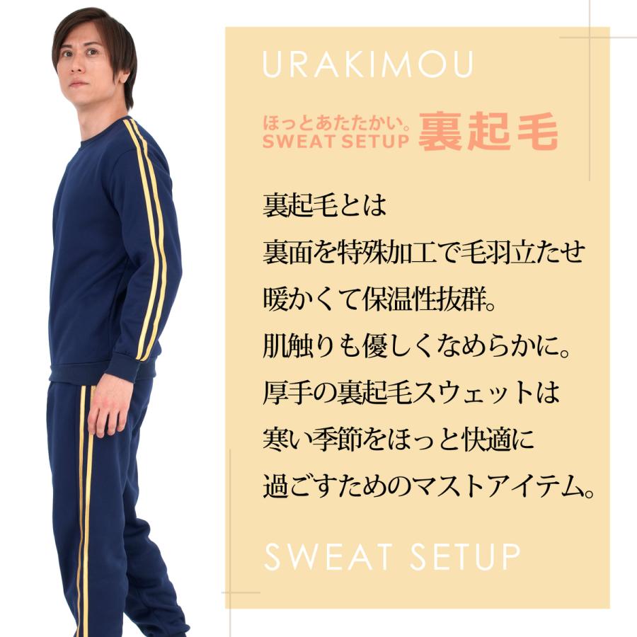 在庫処分 再値下げ】 スウェット上下 メンズ 裏起毛 スエット上下 2本