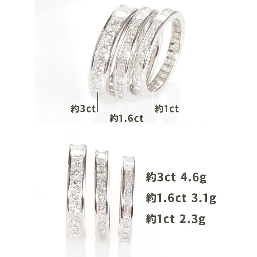 在庫のみ超特価) 3ct F-VVS プリンセスカット フルエタニティ 在庫のみ超特価) 3ct F-VVS プリンセスカット フルエタニティ