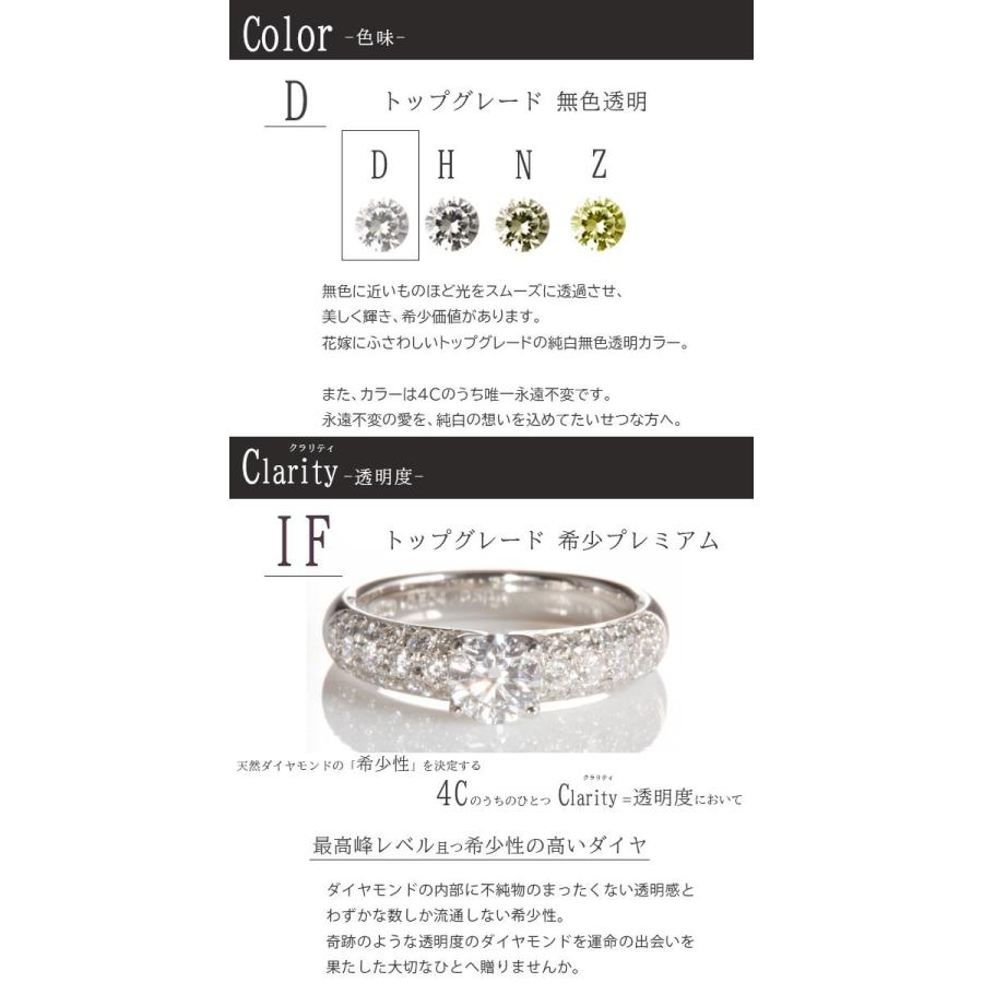 あすつく 婚約指輪 0.5ct D-IF-EX PAVE パヴェ エタニティリング 天然