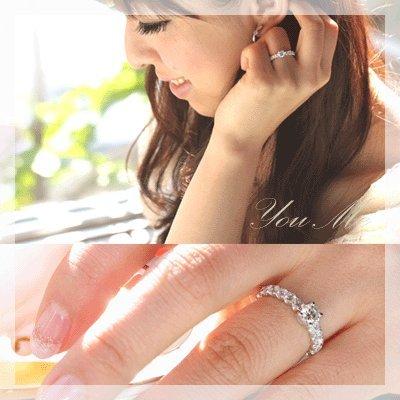 あすつく 婚約指輪 0.5ct D-VVS1-EX 4点留めラウンドエタニティ 天然