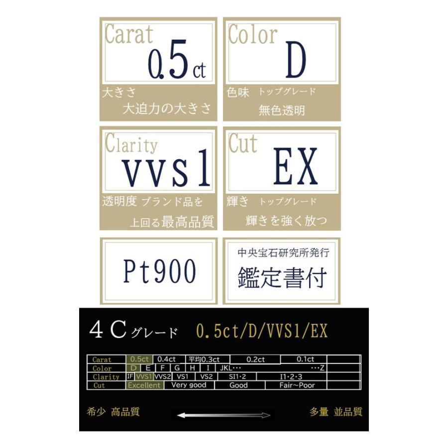 婚約指輪 安い 0.5ct D-VVS1-EX スタイリッシュエタニティ エンゲージリング あすつく 鑑定書付 婚約指輪 普段使い｜dia-youme｜09