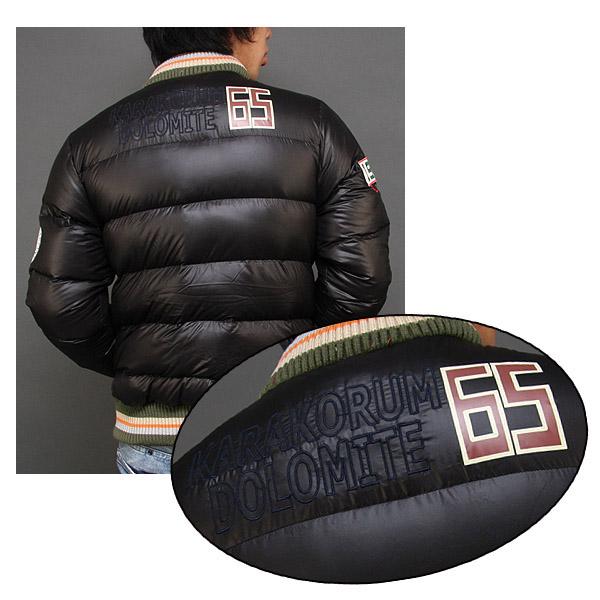 送料無料】DOLOMITE エンブレムホワイトグースダウンジャケット