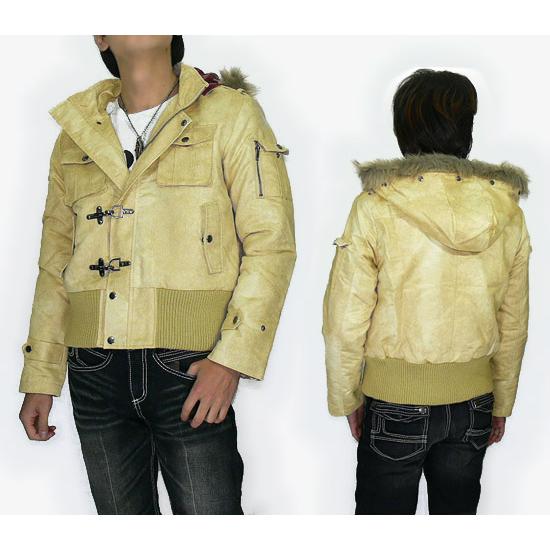 AUTHENTIC フェイクスウェードファイヤーマンジャケット