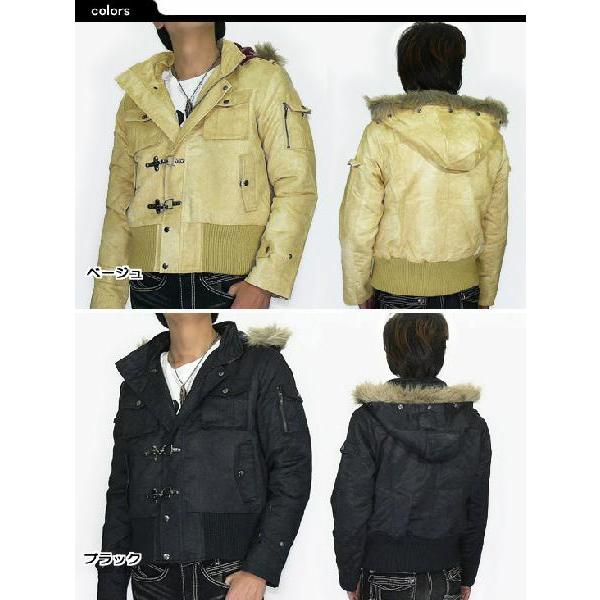 AUTHENTIC フェイクスウェードファイヤーマンジャケット