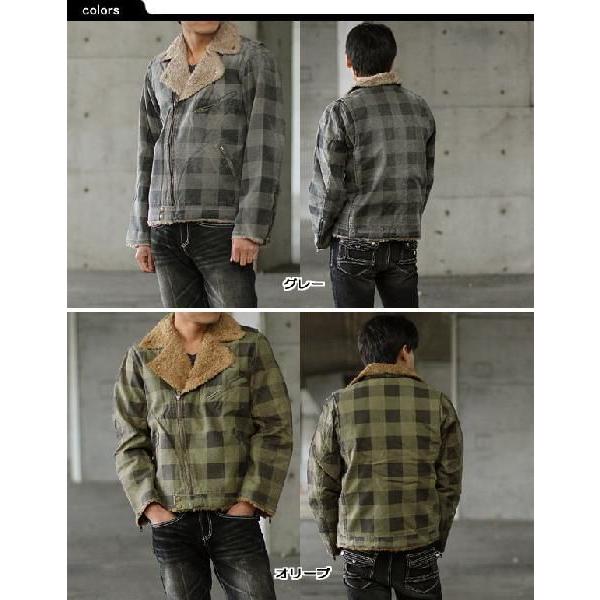 【希少レア】 ショット ダブルライダース レザージャケット チェック アイボリー SKY WALK RANCH DEPARTMENT ブロックチェックボアダブルライダース