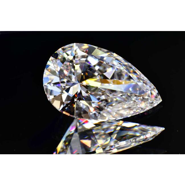 ペアシェイプカット ダイヤモンド 0.51カラット Dカラー インター