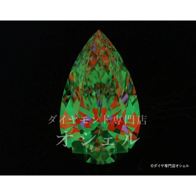 ペアシェイプ ダイヤ ルース 0.41カラット D IF GIA鑑定書刻印つき ボツワナ原石 ダイヤ原石写真つきの画像