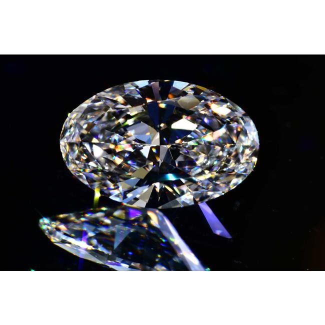 タイプ2A ダイヤ 0.54ct D IF オーバルカット ダイヤモンド ルース 