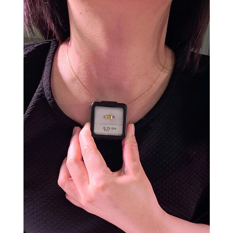 ファンシーピンクダイヤさん２つで 0 3カラット 0 75カラット エメラルドカット ダイヤさんファンシーインテンスイエローダイヤ ダイヤの楽しい妄想27 Mousou27 ダイヤモンド専門店 オシェル 通販 Yahoo ショッピング