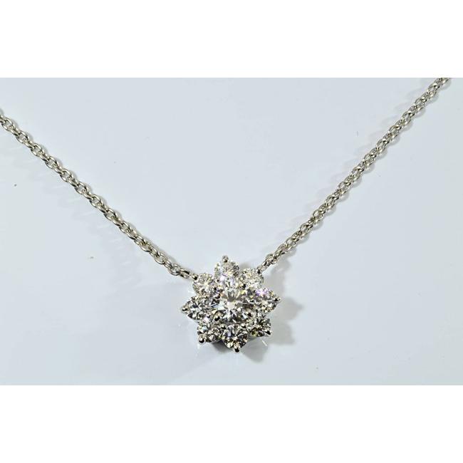 蛍光性ストロングブルー ダイヤに囲まれ神秘的 トリプル