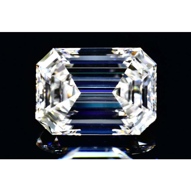 【推し】 0.3カラットエメラルドカット ダイヤネックレス Eカラーインターナリーフローレス高品質 ダイヤ一粒ネックレス横向き 【EIM2010748098】(70590円)