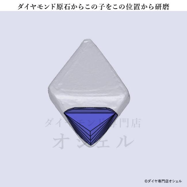 0.3カラット プリンセスカット ダイヤモンド 一粒ネックレス イエローゴールド高品質インターナリーフローレス お胸元きらり華やか ダイヤGIA鑑定書 刻印つきの画像