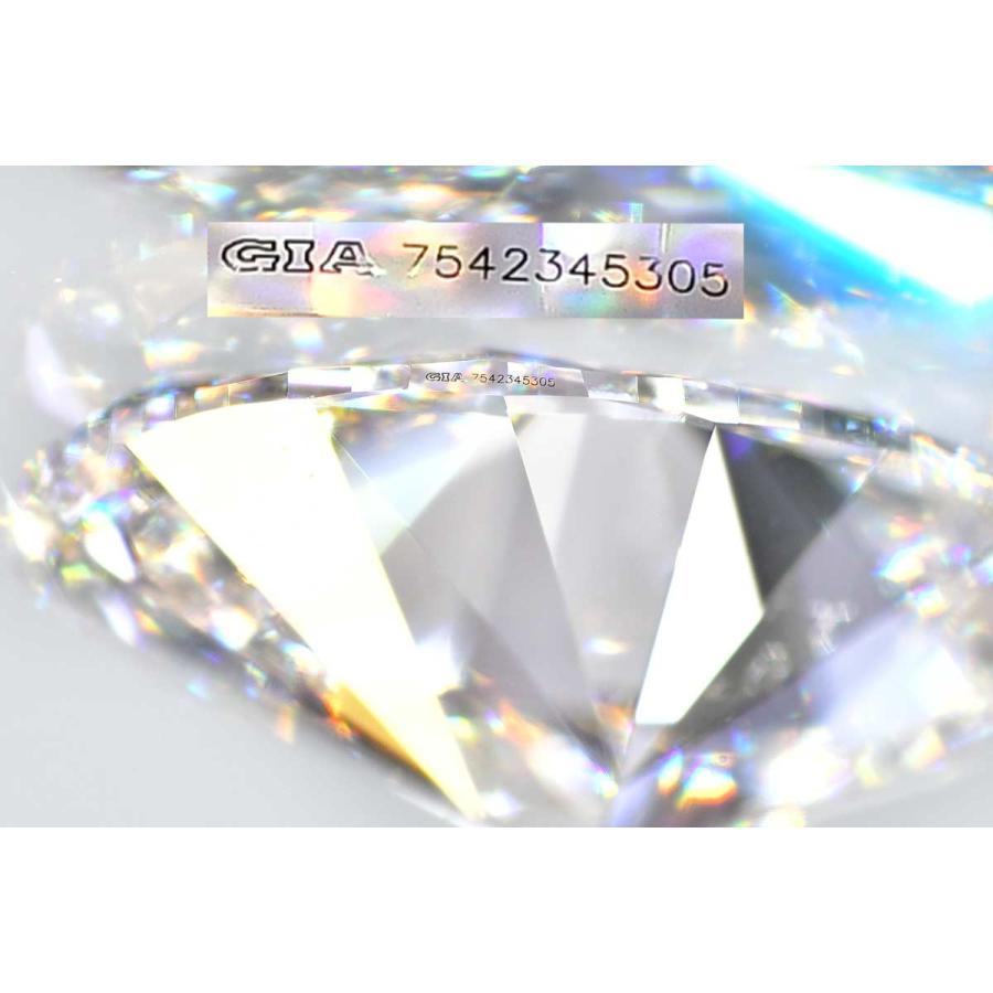南天　PTダイヤアンクレット0.５ct オーバルカットダイヤ タイプ2a ネックレス 0.5カラット D IF品質 PTと