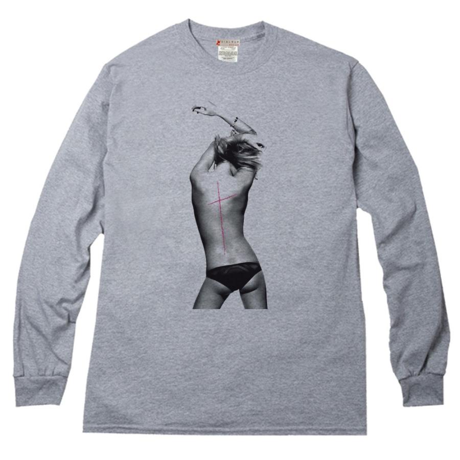 ヌードフォト 手書きクロスデザイン ロングＴシャツ |  | 01