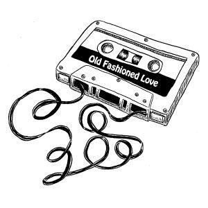 イラストデザイン カセットテープ ロングTシャツ : dial9up