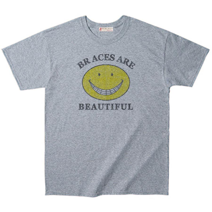 Tシャツ ちょっと風刺が効いた ニコちゃんマーク デザインTee