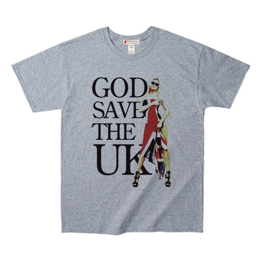 Tシャツ グラサンかけたユニオンジャックをまとったモデルデザイン 