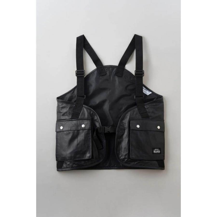 BLUCO（ブルコ） LEATHER UTILITY VEST ベスト ワークベスト 141-35 