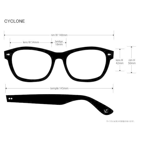 EVILACT イーブルアクト CYCLONE ブラックフレーム/カラー調光スモーク