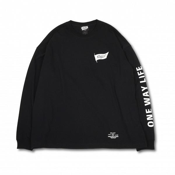 EVILACT Old Flag big silhouette T's L/S ビッグシルエット EVILACT Old Flag big silhouette T's L/S ビッグシルエット