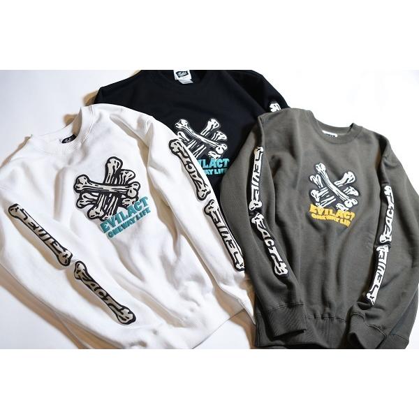 EVILACT イーブルアクト WC BONE SWEAT SHIRTS　スウェットシャツ
