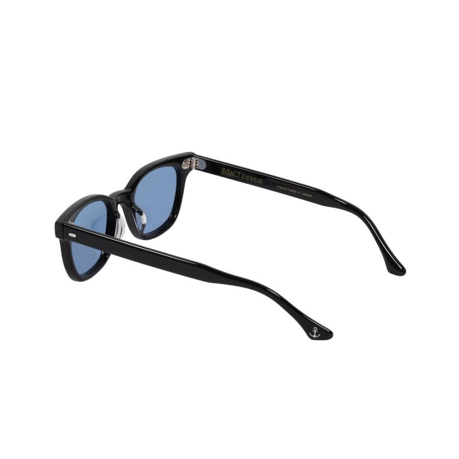 EVILACT イーブルアクト HENDERSON ブラックフレーム/ブルーレンズ
