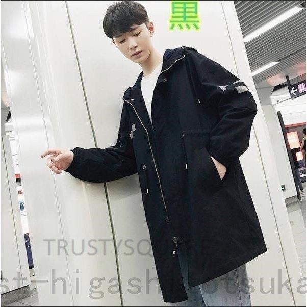 売り切れ必至 コート アウター スプリングコート メンズ 春コート モッズコート ロング メンズスプリングコートモッズコート春コート フード付きロングジャケットトレンチコートアウター無地ミリタリーお兄系カジュアル Www Threeriversofs Com