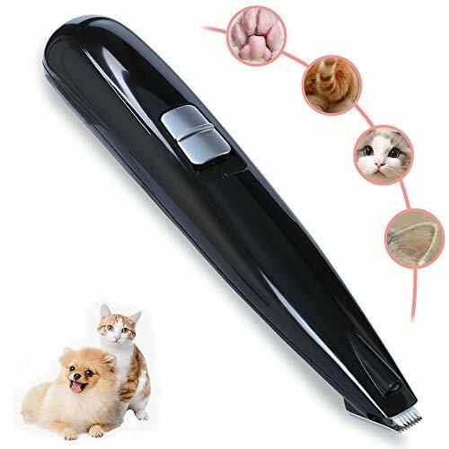 Sazuik ペット用バリカン 部分カット Led付き 犬 猫用 電動バリカン Usb充電 足裏 耳裏 顔周り お尻周り トリミン