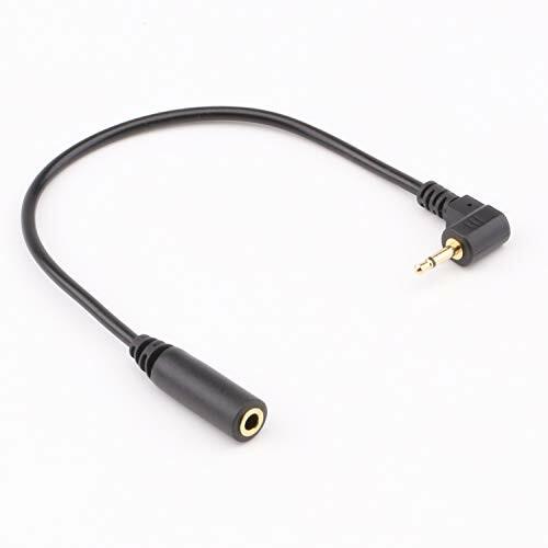 Espot 3 5mm 2 5mm 変換 モノラル ケーブル 2極 L型 プラグ Muson アクションカメラに外部マイクを付けるためのア 31038619460 ダイヤモンドスナップ 通販 Yahoo ショッピング